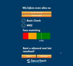 Positief resultaat facematch